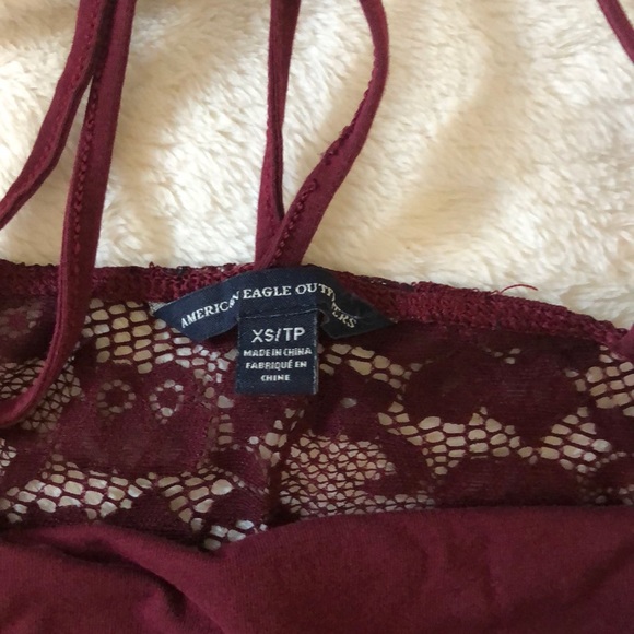 Maroon crop top - Picture 3 of 3